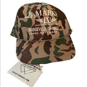 Vintage camouflage hat